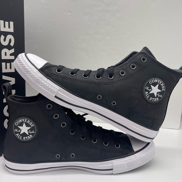 Converse Men’s All Star Black Canvas A08568C
CTAS HI
BLACK/DARK MATTER Sneakers - Picture 14 of 16